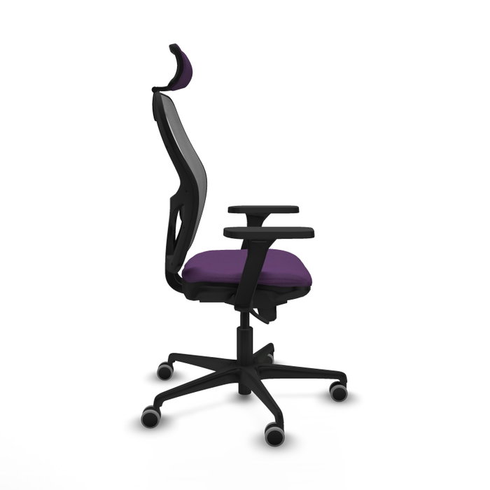 PIQUERAS Y CRESPO Silla de oficina Jorquera Morado y Gris