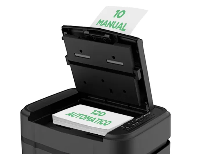 Q-connect Destructora de Documentos 120 H Auto / 10 H Manual, Corte Partículas P-4