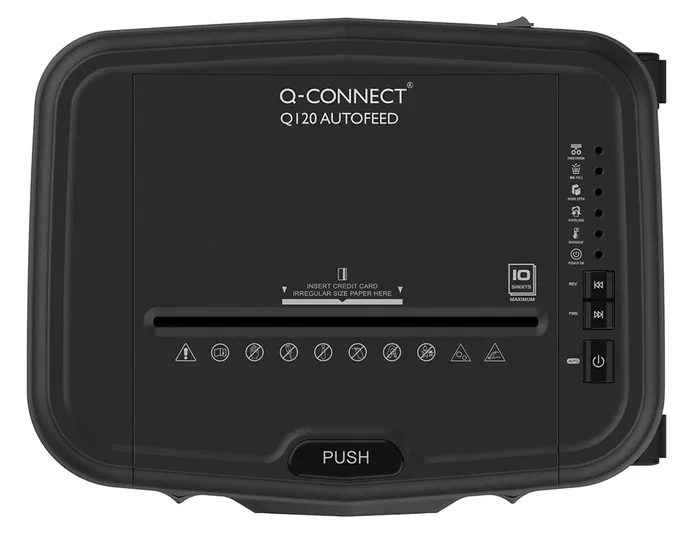 Q-connect Destructora de Documentos 120 H Auto / 10 H Manual, Corte Partículas P-4