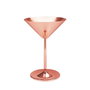 Lumian Copa Martini de Acero Inoxidable con Detalle en Cobre, Capacidad 23 cl