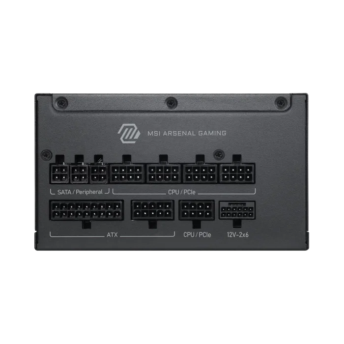 MSI MAG A1200PLS PCIE5 1200W 80 Plus Platinum Modular Fuente Alimentación PSU con conector 12V-2x6 nativo para RTX 50