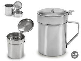 Kinvara Grasera Acero Inoxidable 500 ml Carne 12.5 x 12 x 10 cm (Set de 24)