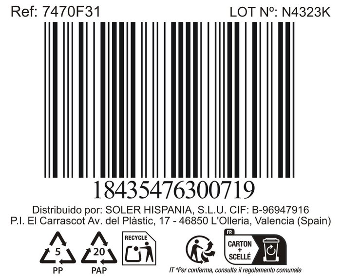 La Mediterranea Mug 200 ml Ocean Blue Md (36 Unidades)