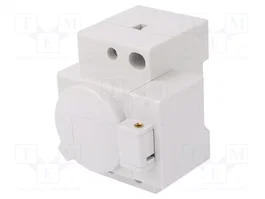 HAGER Enchufe tipo F (Schuko) para raíl DIN