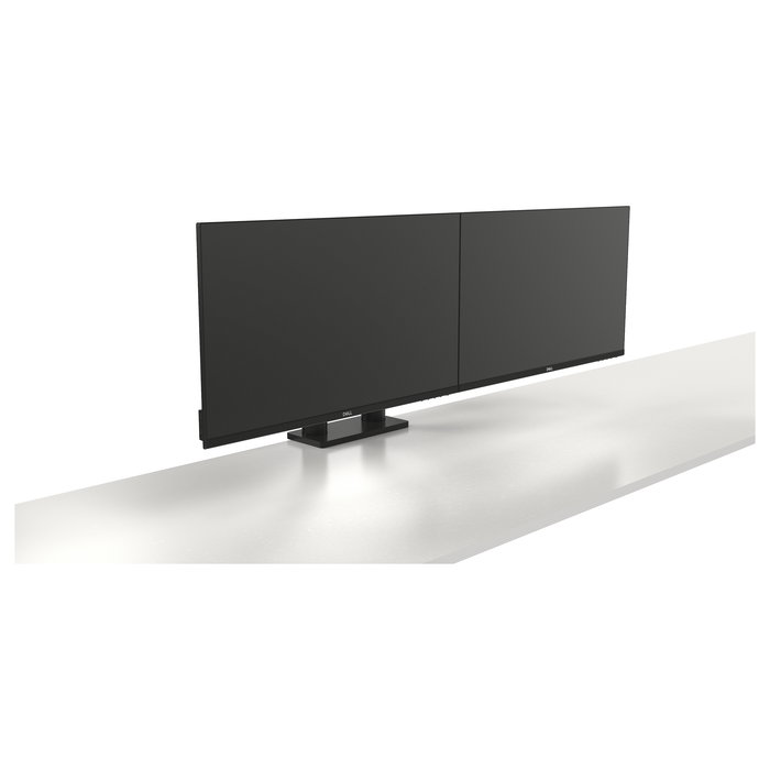 DELL MDA20 Brazo Tijera para 2 Monitores (hasta 27"), Ajuste de Altura, Profundidad, Inclinación y Pivote, 100x100mm VESA, Negro