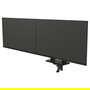 DELL MDA20 Brazo Tijera para 2 Monitores (hasta 27"), Ajuste de Altura, Profundidad, Inclinación y Pivote, 100x100mm VESA, Negro