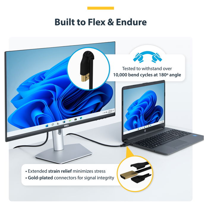 StarTech Cable HDMI 2.0 1m Premium Alta Velocidad RHDMM1MP, 4K UHD 60Hz, HDR, ARC, Ethernet, para TV y Monitores