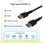 StarTech Cable HDMI 2.0 1m Premium Alta Velocidad RHDMM1MP, 4K UHD 60Hz, HDR, ARC, Ethernet, para TV y Monitores