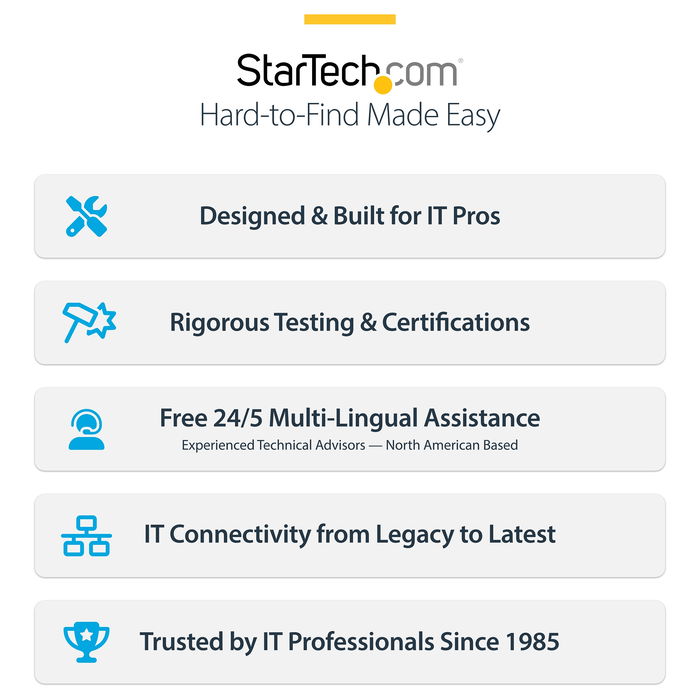 StarTech Cable HDMI 2.0 1m Premium Alta Velocidad RHDMM1MP, 4K UHD 60Hz, HDR, ARC, Ethernet, para TV y Monitores