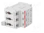 ABB Limitador de sobretensiones Tipo 2 de 3 polos, 40kA, 275V AC