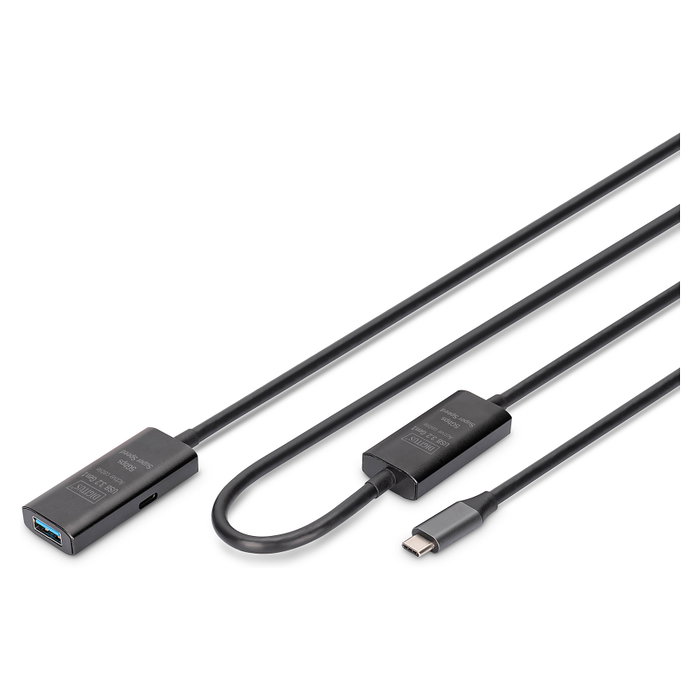 DIGITUS Cable Alargador USB 3.2 Gen 1 Activo USB-C a USB-A 10m DIGITUS Cable Alargador USB 3.2 Gen 1 Activo USB-C a USB-A 10m