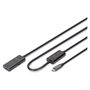 DIGITUS Cable Alargador USB 3.2 Gen 1 Activo USB-C a USB-A 10m