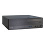 Inter-Tech Elektronik Handels IT-502 Caja para PC de Escritorio Mini Torre Negra Compatible con microATX y Mini-ITX, Factor de Forma 1U, con 2x USB 3.2 Gen 1 y 2x USB 2.0