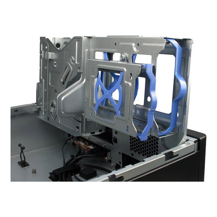 Inter-Tech Elektronik Handels IT-502 Caja para PC de Escritorio Mini Torre Negra Compatible con microATX y Mini-ITX, Factor de Forma 1U, con 2x USB 3.2 Gen 1 y 2x USB 2.0