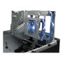Inter-Tech Elektronik Handels IT-502 Caja para PC de Escritorio Mini Torre Negra Compatible con microATX y Mini-ITX, Factor de Forma 1U, con 2x USB 3.2 Gen 1 y 2x USB 2.0