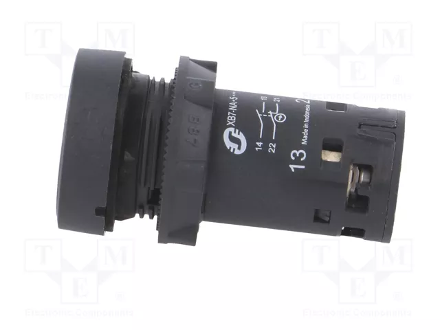 SCHNEIDER ELECTRIC Interruptor de presión Harmony XB7 22mm NC+NA Negro