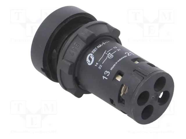 SCHNEIDER ELECTRIC Interruptor de presión Harmony XB7 22mm NC+NA Negro