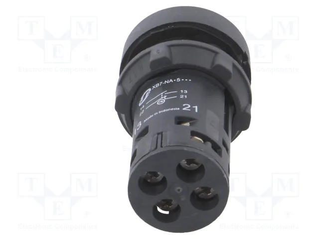 SCHNEIDER ELECTRIC Interruptor de presión Harmony XB7 22mm NC+NA Negro