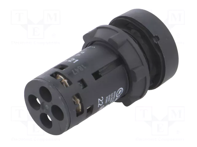SCHNEIDER ELECTRIC Interruptor de presión Harmony XB7 22mm NC+NA Negro
