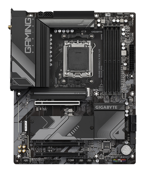 GIGABYTE B650 GAMING X AX V2 Placa Base - AMD Ryzen Serie 9000, DDR5, PCIe 5.0, WiFi 6E, ATX