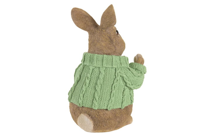 DKD Home Decor Set de 3 Figuras de Conejo en Resina Multicolor