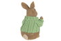 DKD Home Decor Set de 3 Figuras de Conejo en Resina Multicolor