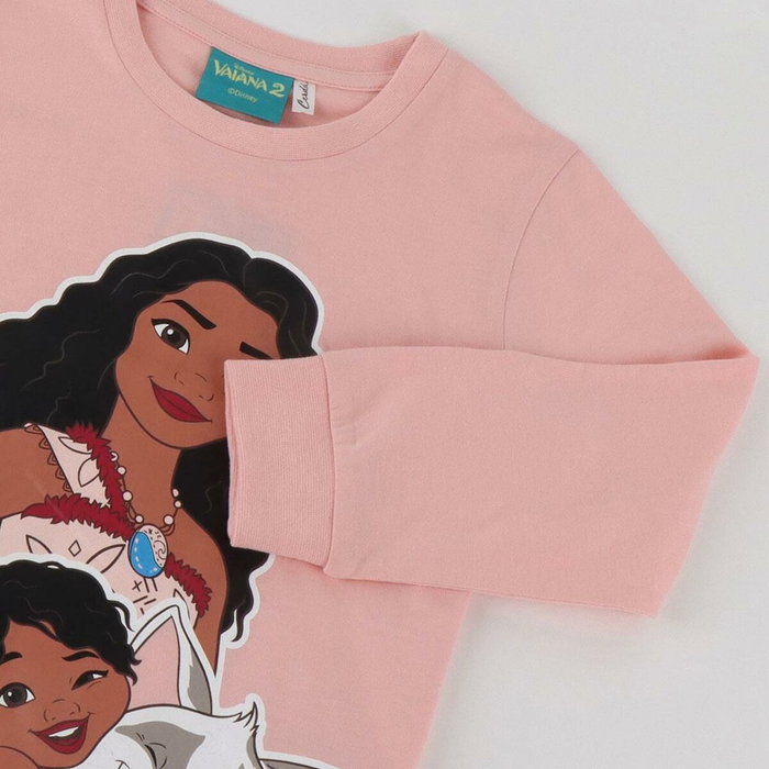 Cerdá Pijama Largo Single Jersey Moana 3 Años Coral