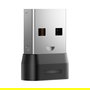 Shokz CL120A Dongle USB A Adapter para OpenMeet UC, Receptor USB Bluetooth para Laptops y Desktops, Color Negro
