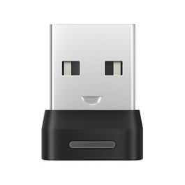 Shokz CL120A Dongle USB A Adapter para OpenMeet UC, Receptor USB Bluetooth para Laptops y Desktops, Color Negro