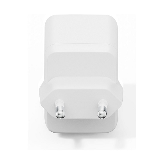 Digitus Cargador USB GaN 67W con 2 Puertos USB-C y 1 USB-A, Carga Rápida, Interior, Blanco, Máximo 3 Dispositivos