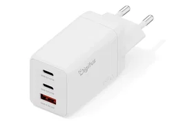 Digitus Cargador USB GaN 67 W 2x USB-C 1x USB-A Blanco DA-10303