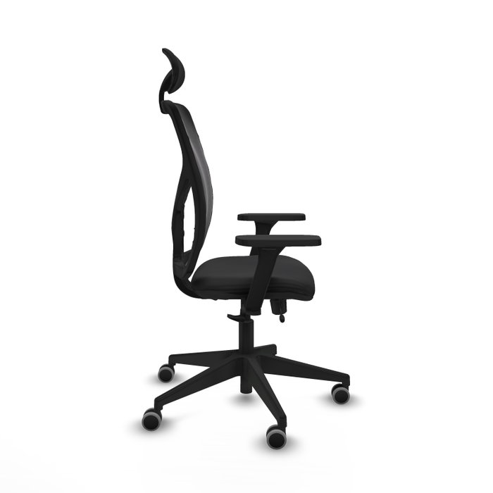PIQUERAS Y CRESPO Silla de oficina Motilla con mecanismo Sincro/Traslack, Negro PIQUERAS Y CRESPO Silla de oficina Motilla con mecanismo Sincro/Traslack, Negro