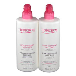 Topicrem Uh Lait Corporel 2x500ml Leche Corporal Hidratante