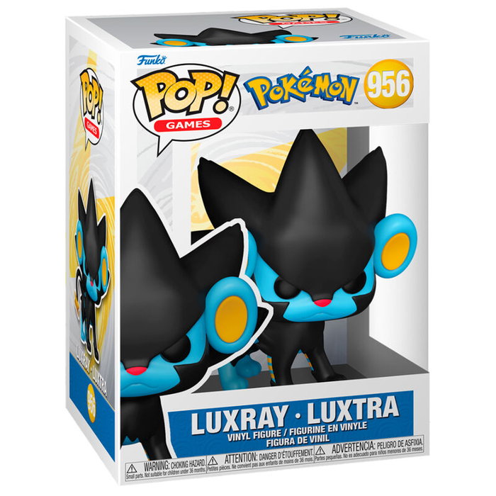 Funko Figura POP Pokemon Luxray Vinilo 9cm Caja Regalo