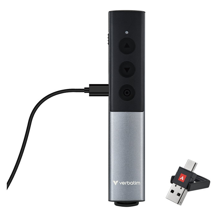 Verbatim Agenda Wireless Presenter con Puntero Láser Rojo Verbatim Agenda Wireless Presenter con Puntero Láser Rojo