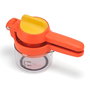 Joseph Joseph JuiceMax Plus Exprimidor de Cítricos con Taza Medidora, Naranja