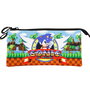 Estuche Portatodo Triple FAN Play Sonic Marrón