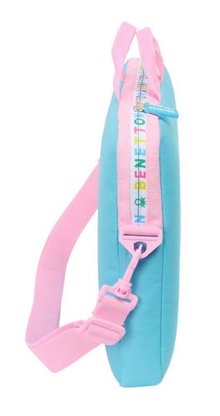 Maletín para Portátil Benetton Unique Rosa Turquesa 40 x 27 x 4 cm