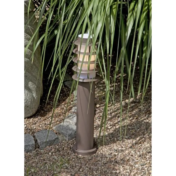 Brilliant OSKAR Pedestal para exteriores A51cm Marrón brillante