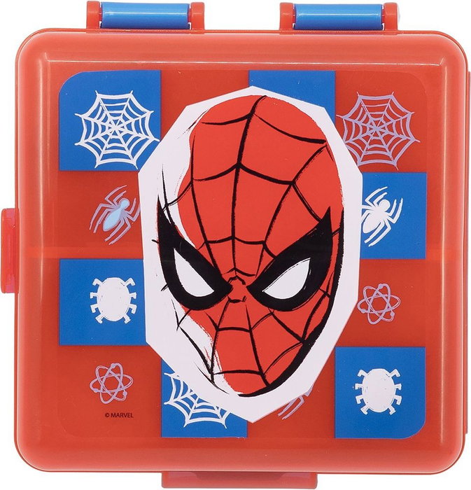 Licensing Sandwichera Cuadrada Multicompartimentos Spiderman