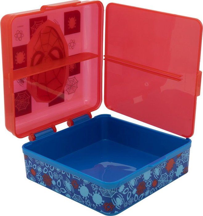 Licensing Sandwichera Cuadrada Multicompartimentos Spiderman