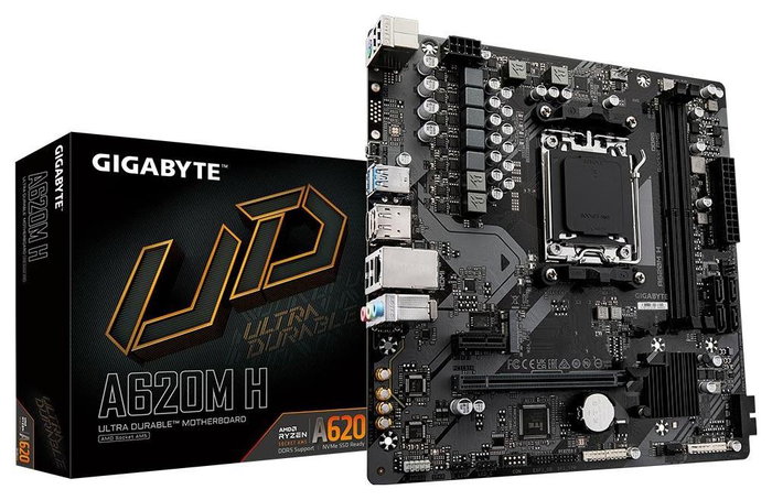 GIGABYTE A620M H Micro ATX AMD A620 DDR5 AM5