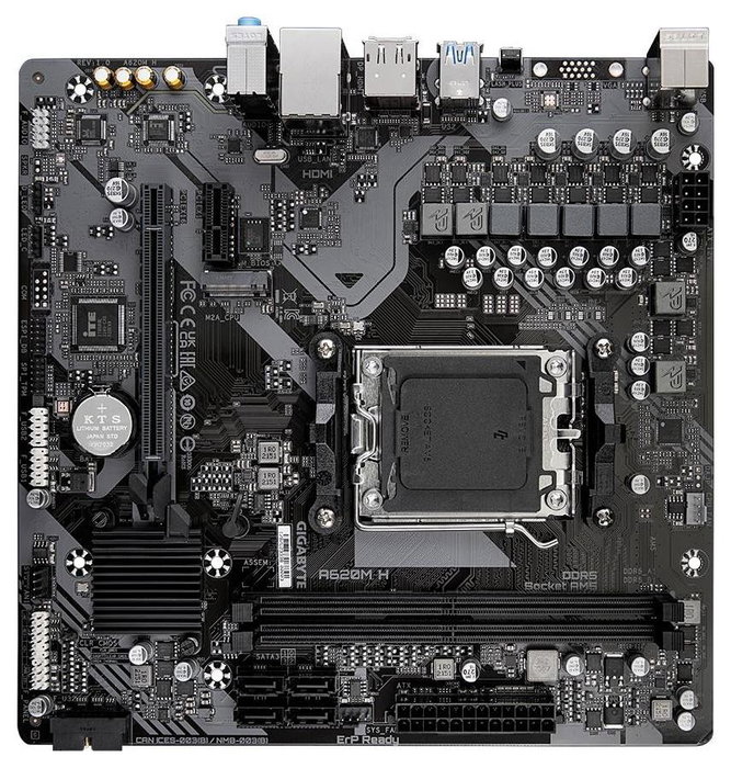 GIGABYTE A620M H Micro ATX AMD A620 DDR5 AM5
