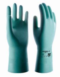 FINSTOCK Guante Químico Nitrilo Satin Econil 11 Sulfatar Cat3 T-8=BN11