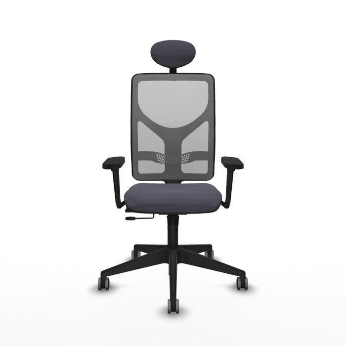 PIQUERAS Y CRESPO Silla de oficina Motilla con mecanismo Sincro/Traslack Gris