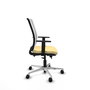 PIQUERAS Y CRESPO Silla de oficina Haches con mecanismo Sincro/Traslack Crema y Blanco