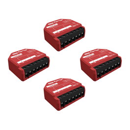 Shelly 1PM Gen3 Pack de 4 Interruptores Inteligentes 16A WLAN BT