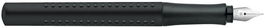 Pluma Faber-Castell Grip 2011 Trazo Medio Mate Negro