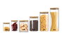 Quttin Tarro de Borosilicato Bamboo Quttin 600ml, Set de 12 unidades