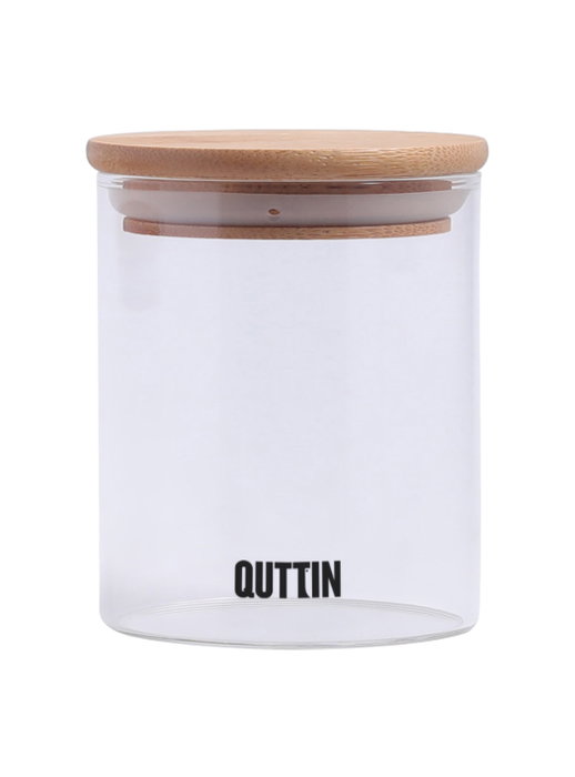 Quttin Tarro de Borosilicato Bamboo Quttin 600ml, Set de 12 unidades Quttin Tarro de Borosilicato Bamboo Quttin 600ml, Set de 12 unidades